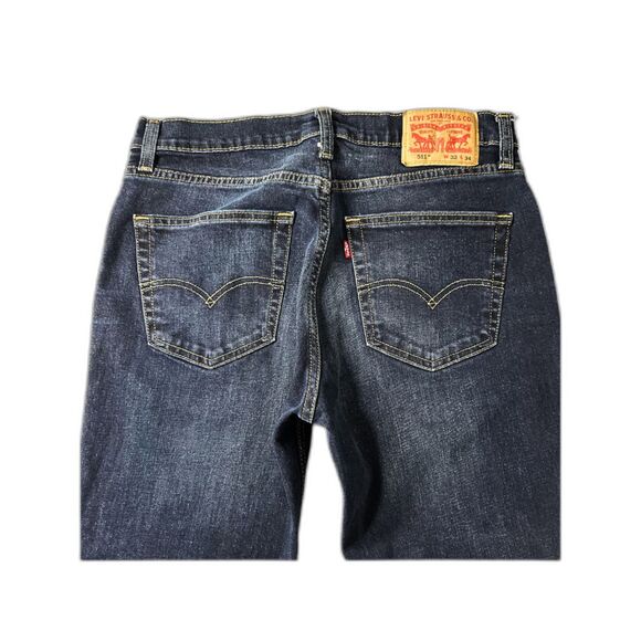 Levi's 511 Slim Fit Stretch Jeans Mens Size 32x34 - Picture 4 of 6